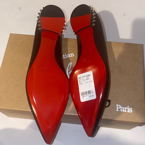 *Auth* Christian Louboutin Hall Flat Napa Flat - Picture 5 of 12